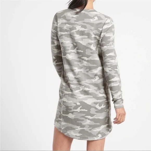 Athleta Camo Balance Dress Size Small Petite - Picture 2 of 12